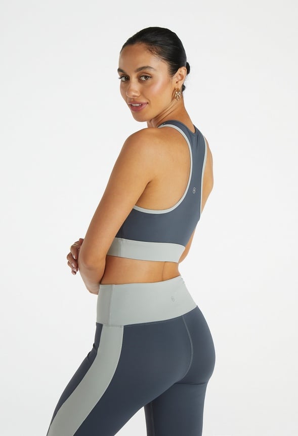 Halter Active Bra Ombre Blue Multi