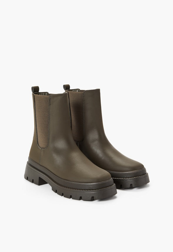 Saydey Ankle Boot Army Green Fatigue