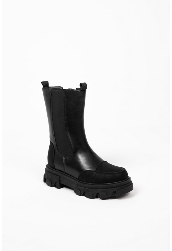 Bego Lug Sole Ankle Boot Black