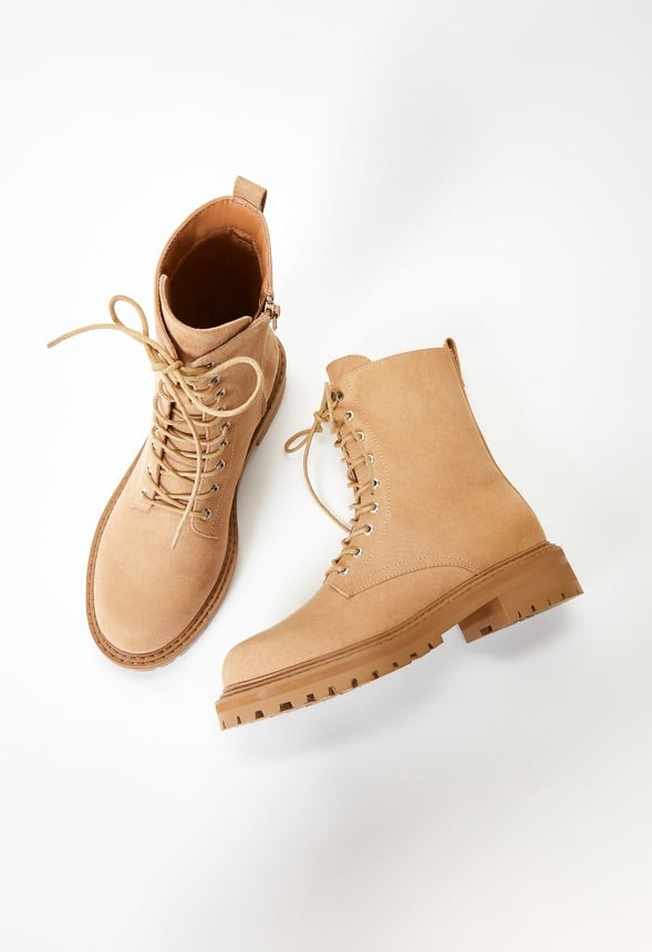 Briar Lace Up Ankle Boot Sand