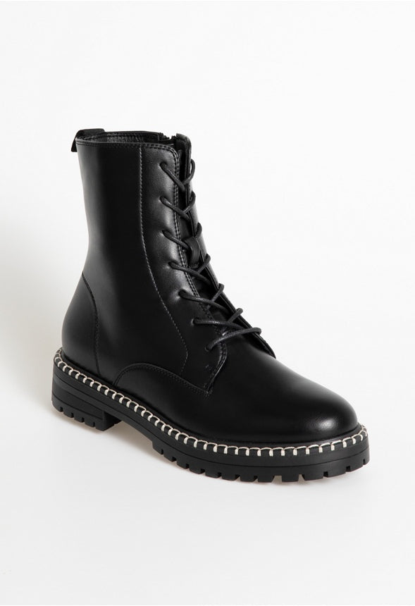 Ivet Lace-Up Boot Black