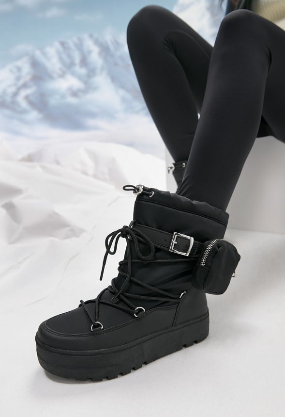 Mila Cold Weather Ankle Boot Black