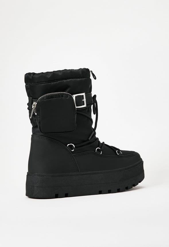 Mila Cold Weather Ankle Boot Black