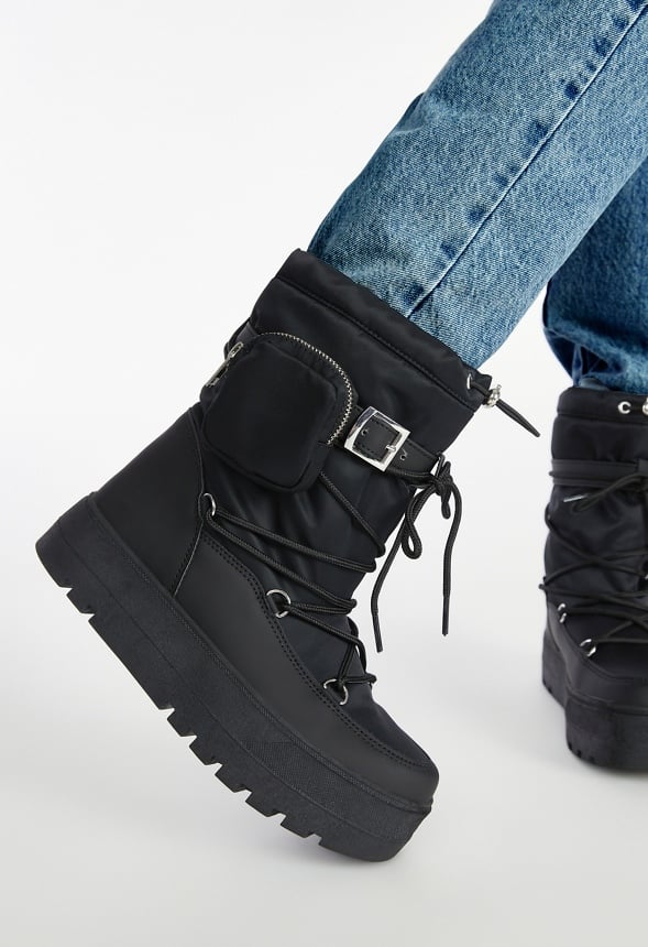 Mila Cold Weather Ankle Boot Black
