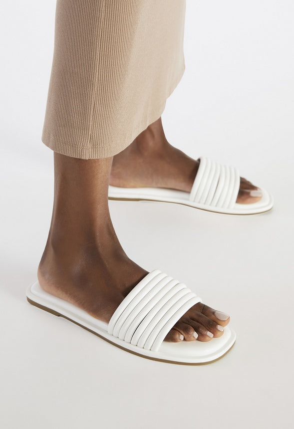 Talia Slider Sandal Bright White