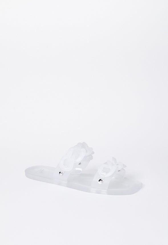 Astrid Slider Sandal Clear