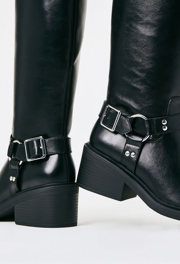 Maddox Flat Boot Black