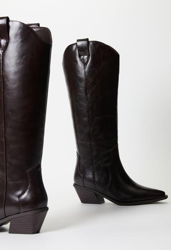 Leander Flat Boot Coffee