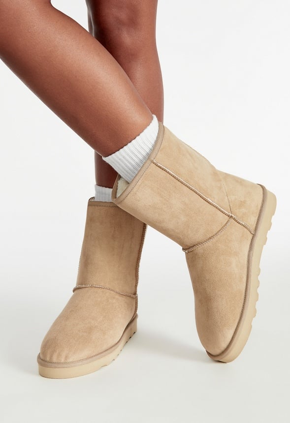 Brynne Fuzzie Ankle Boot Incense