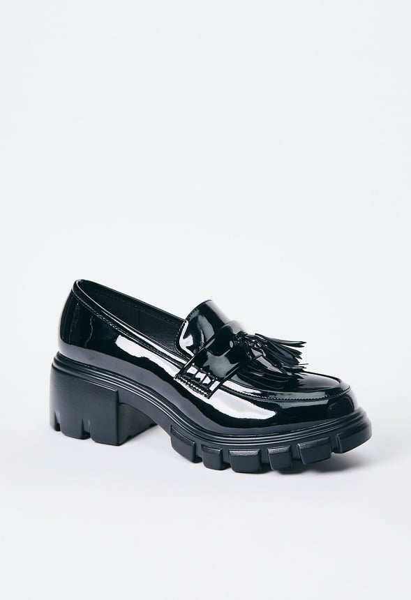 Sofia Heeled Loafer Black