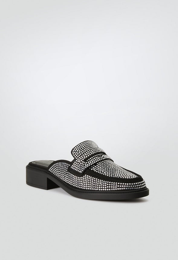 JEZZY MULE LOAFER CLEAR/BLACK