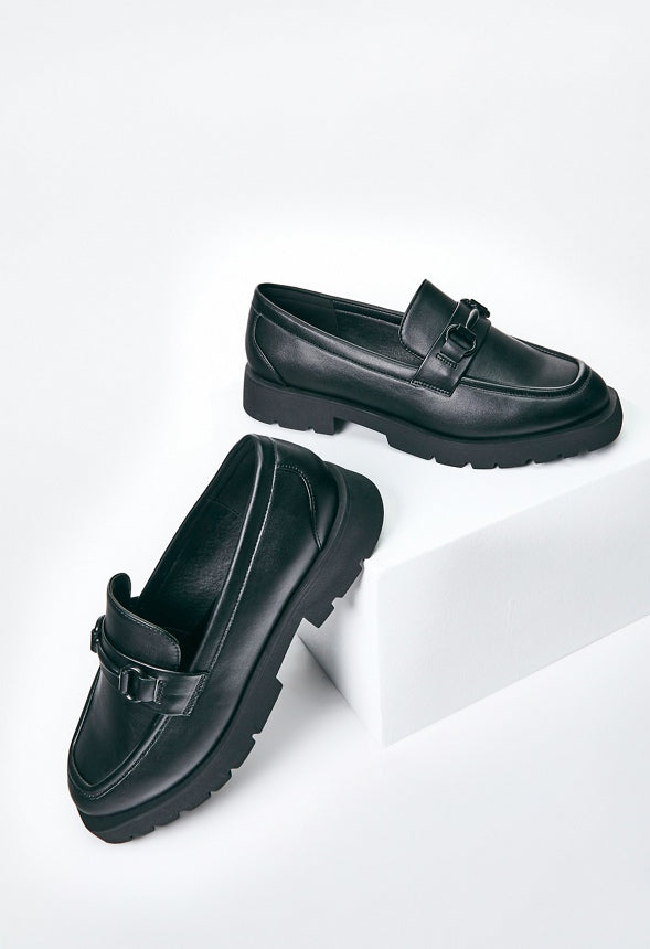 Frankie Flat Loafer Black