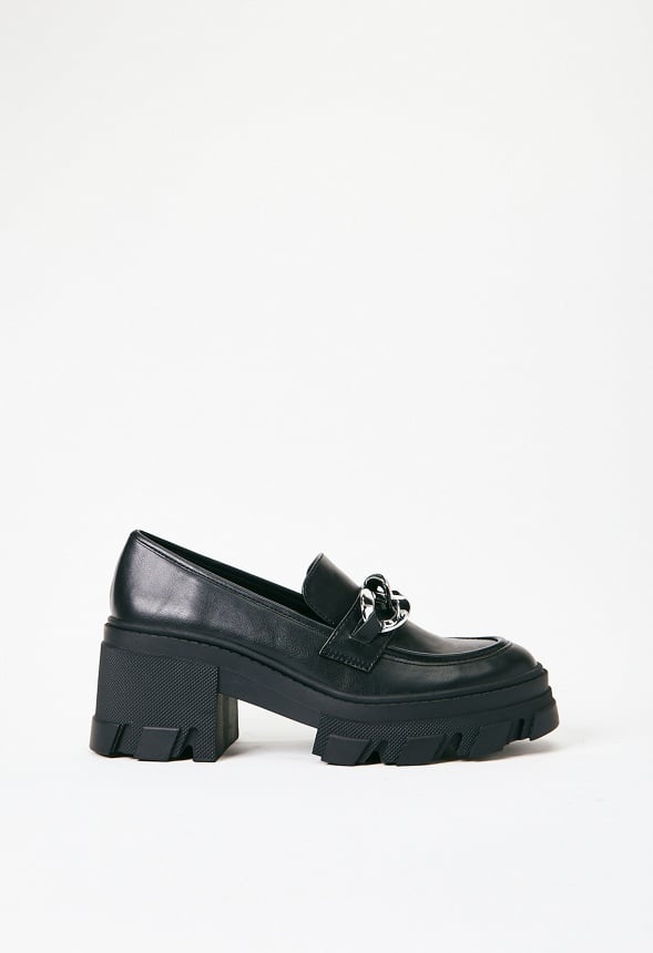 Drew Lug Sole Loafer Black