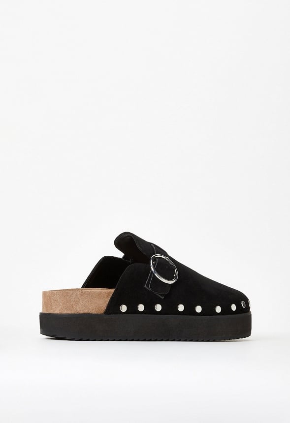 Odetta Mule Slide Black