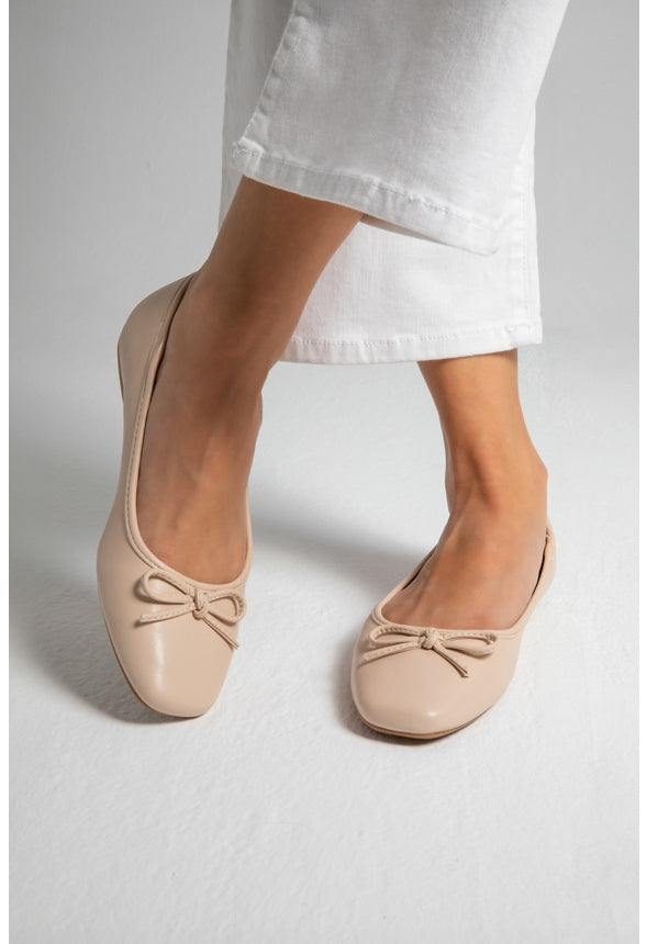 Luciana Ballet Flat Beige