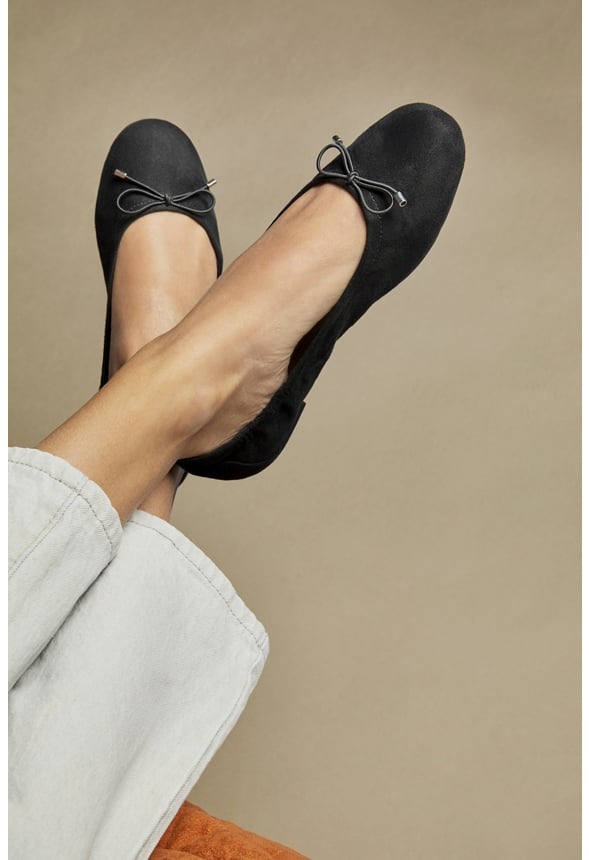 Andi Ballet Flat Black Caviar
