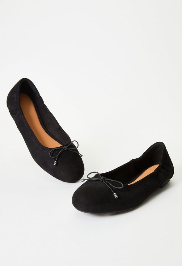 Andi Ballet Flat Black Caviar