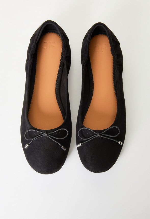 Andi Ballet Flat Black Caviar