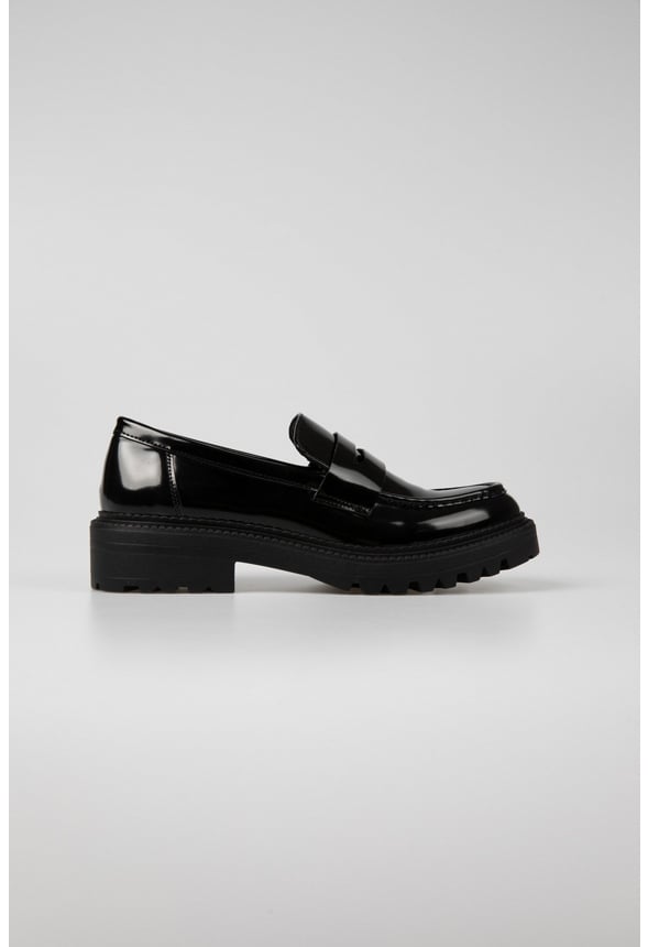 Luna Flat Loafer Black