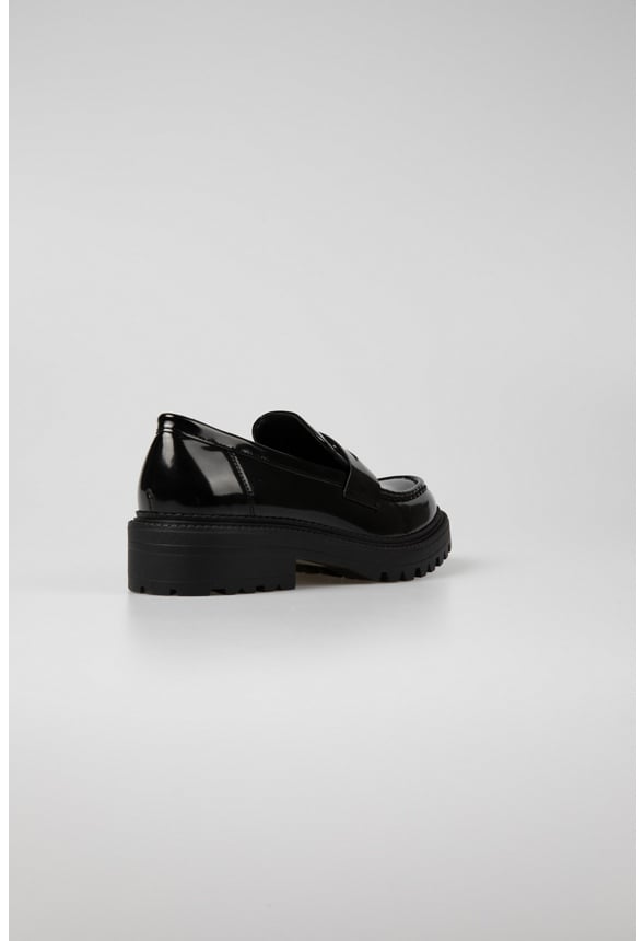 Luna Flat Loafer Black