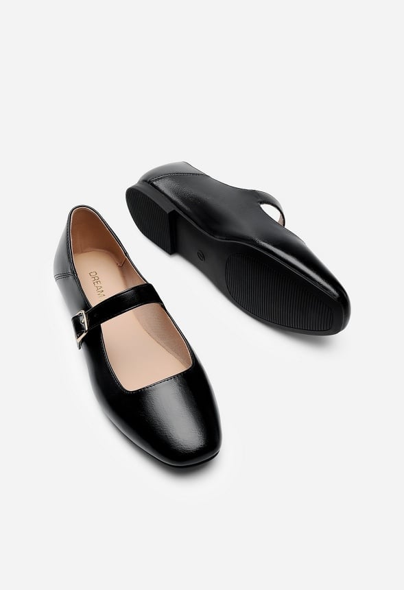Mary Jane Flats Black
