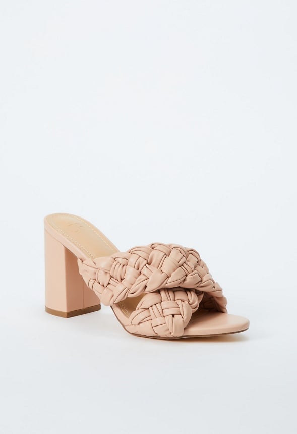 Blair Block Heeled Sandal Rugby Tan