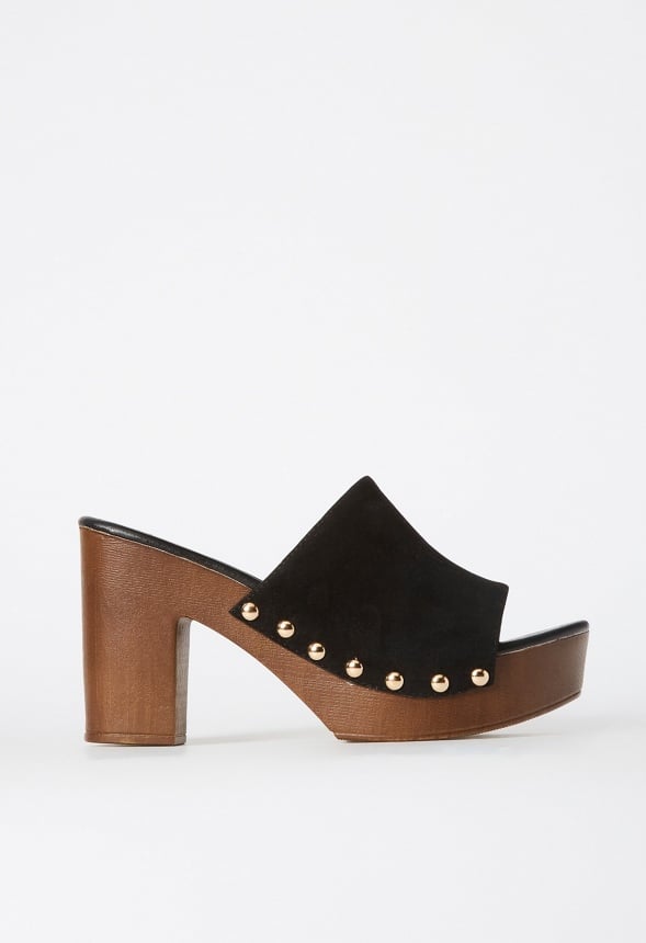 Katya Heeled Sandal Black