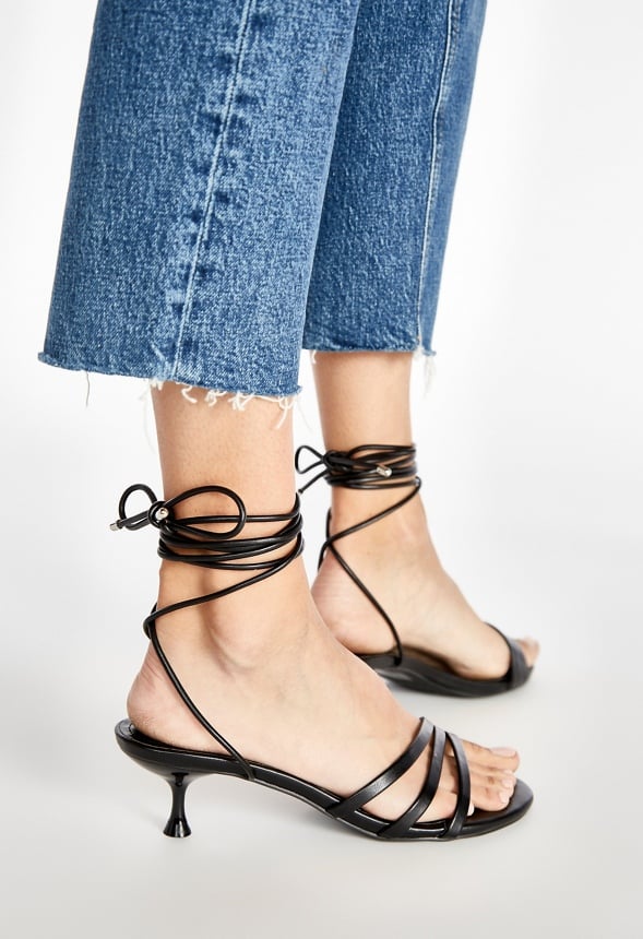 Jesamine Heeled Sandal Black