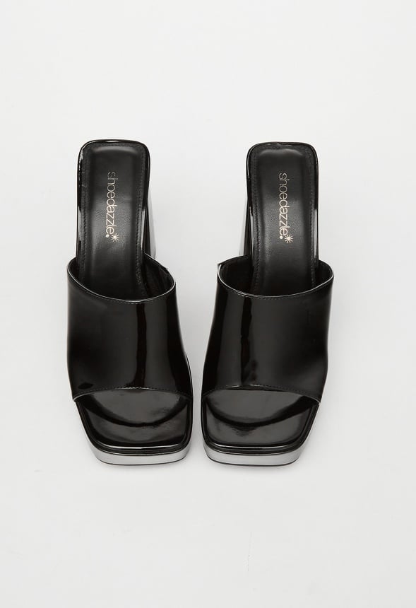 Madelyn Block Heeled Sandal Black