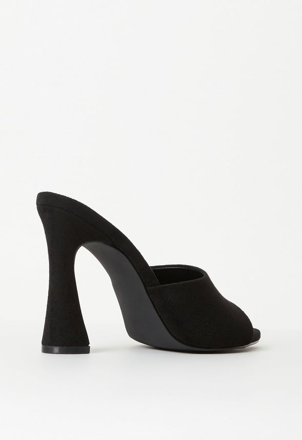 Mira Heeled Sandal Black