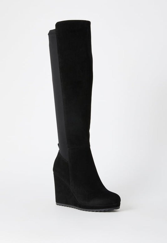 Claire Wedge Boot Black Caviar