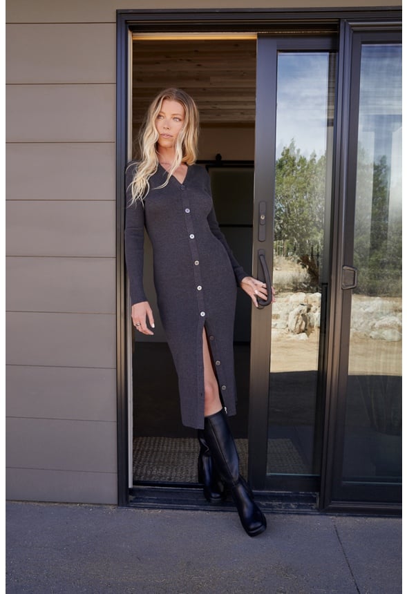 Romy Heeled Boot Black