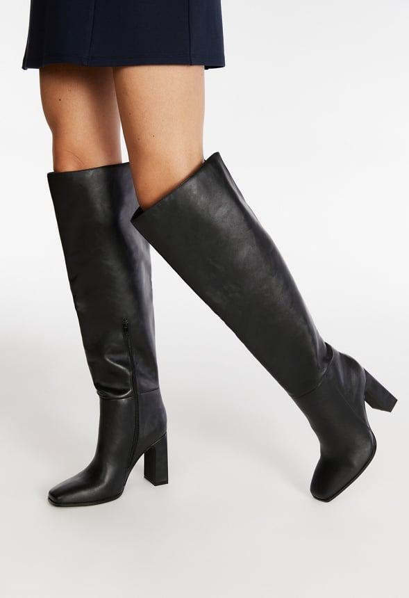 Monrow Over-The-Knee Boot Black