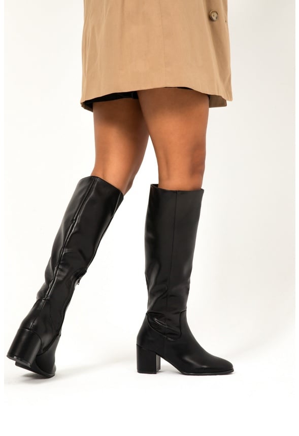 Ivanna Heeled Boot Black