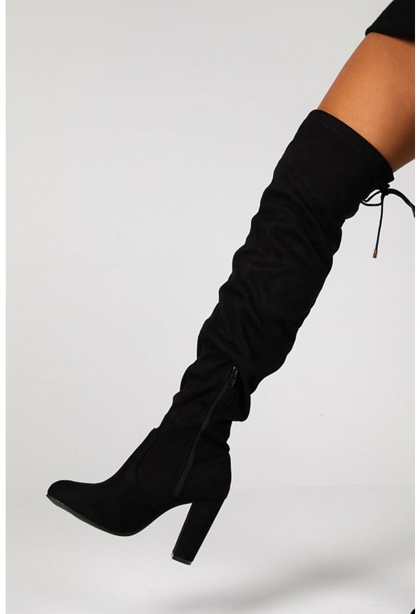 Erin Over-the-Knee Boot Black