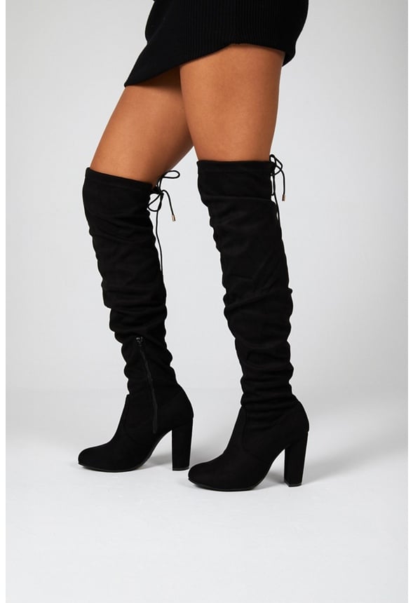 Erin Over-the-Knee Boot Black