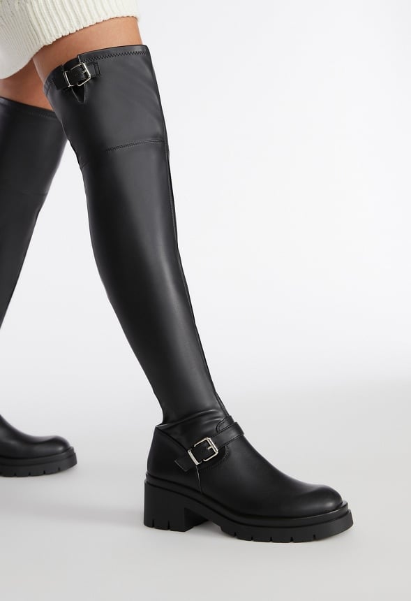 Aerin Flat Boot Black
