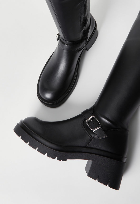 Aerin Flat Boot Black