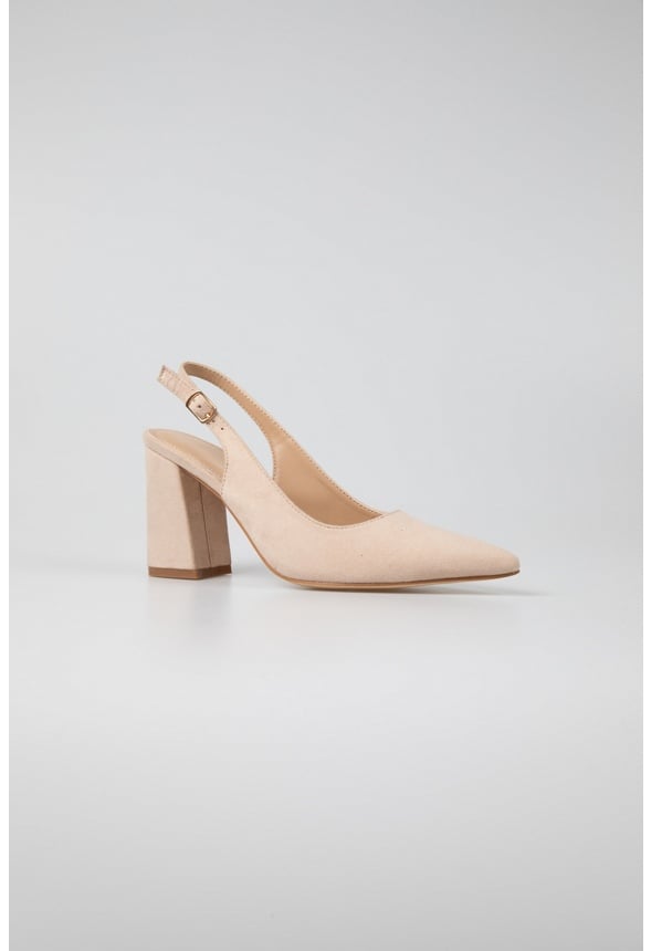 Mia Ankle Strap Pump  Blush
