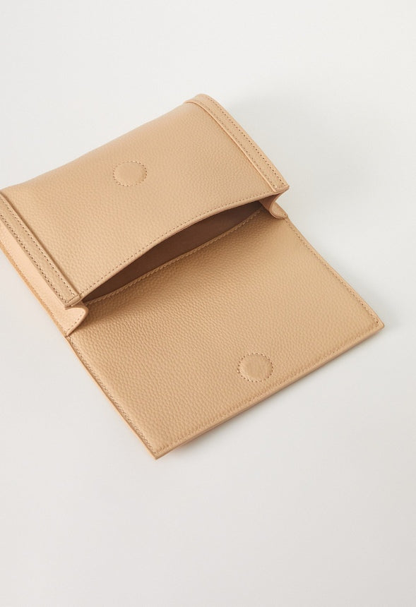 Zippered Satchel Set Semolina Beige