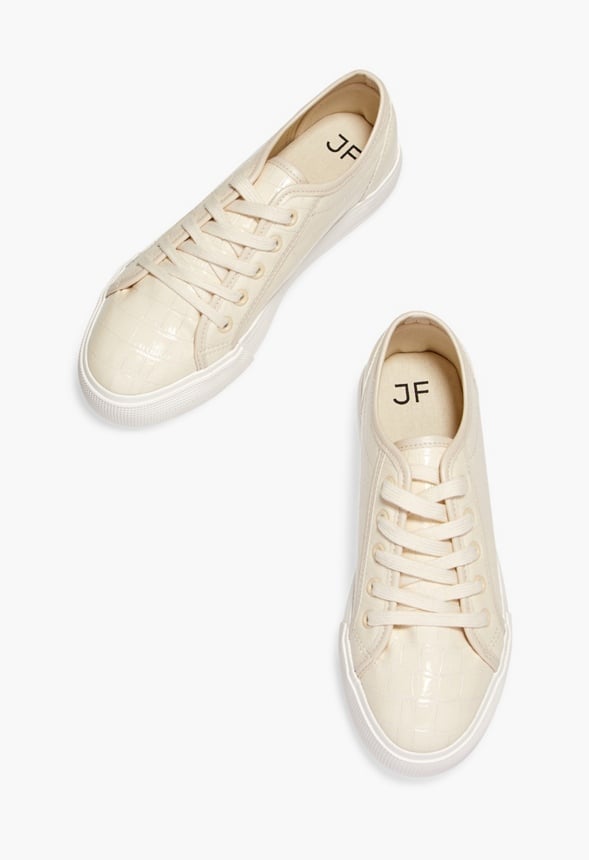 First Timer Platform Sneaker Bone