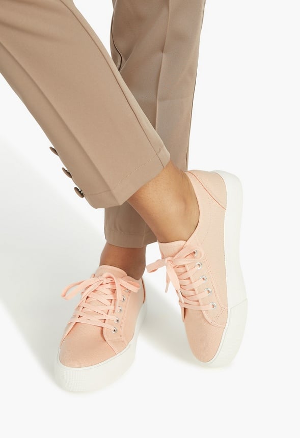 First Timer Platform Trainers Blush