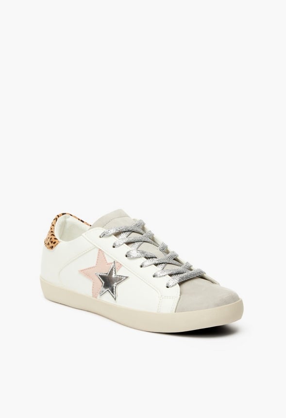 Zaylee Trainers Leopard/ Blush Multi