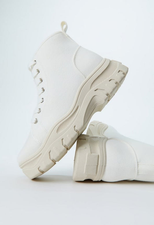 Wylla High Top Trainers Bright White