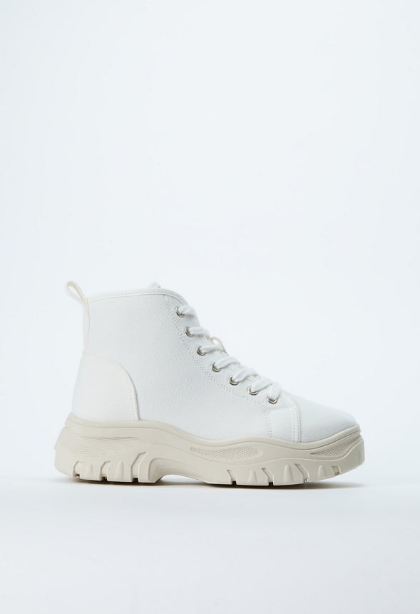 Wylla High Top Trainers Bright White