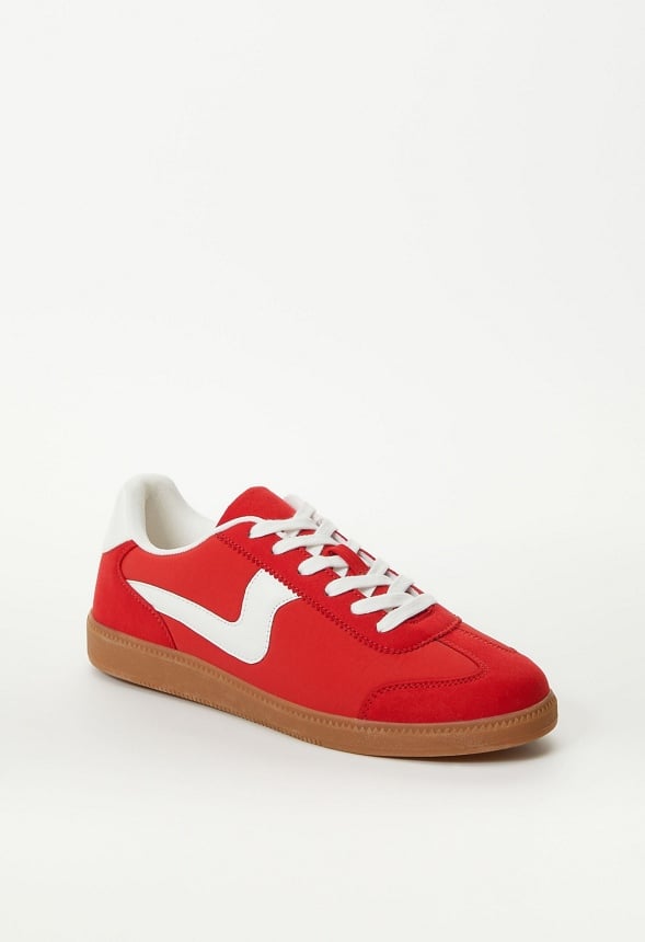 Demi Court Sneaker Salsa Red Multi