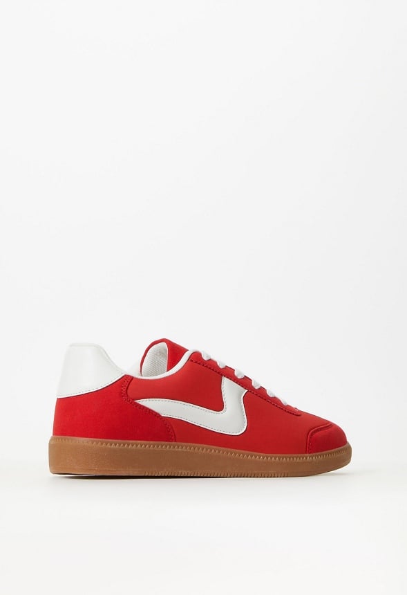 Demi Court Sneaker Salsa Red Multi