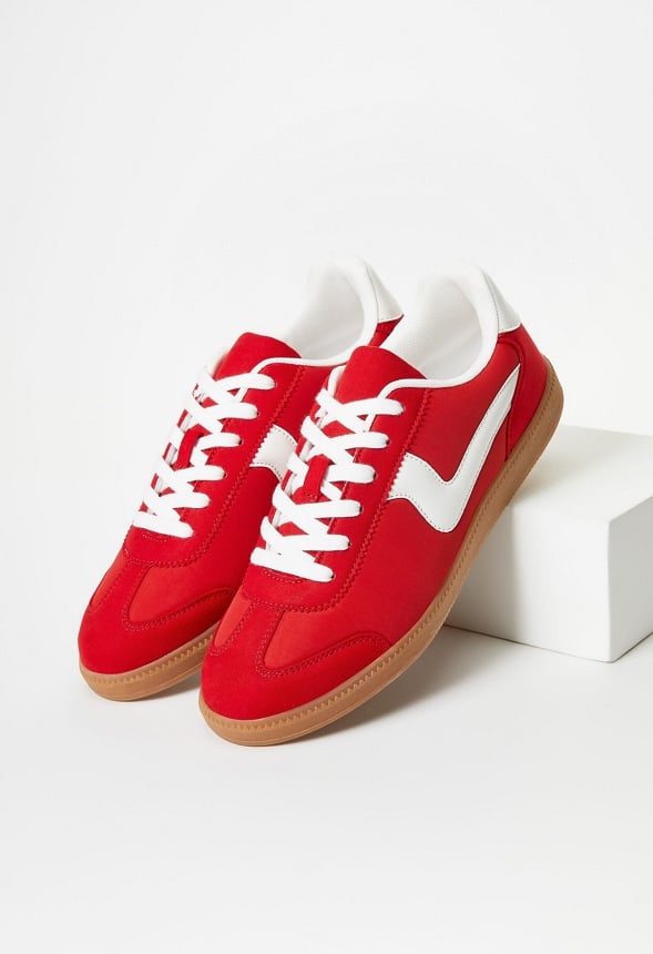 Demi Court Sneaker Salsa Red Multi
