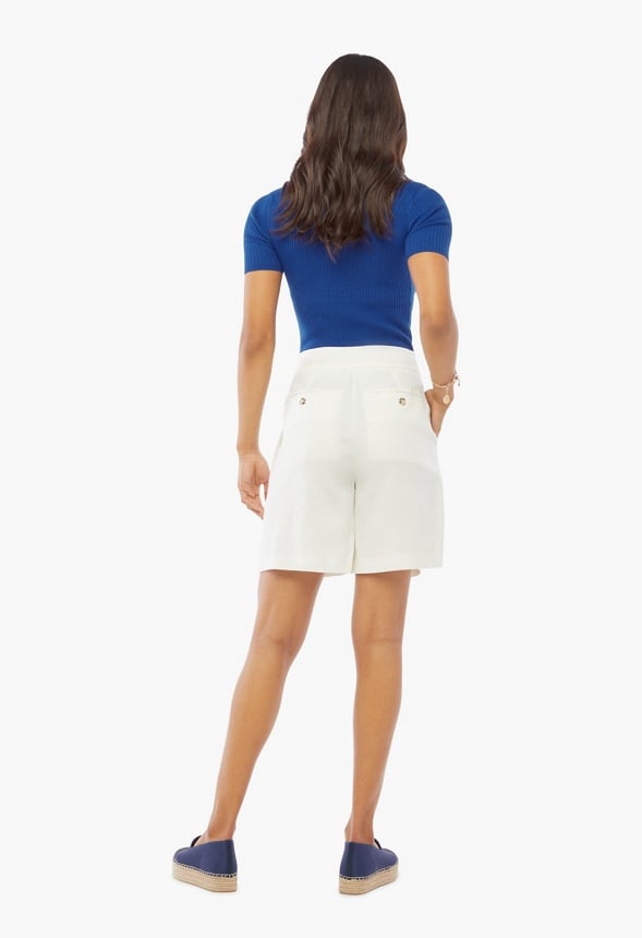 Linen City Shorts Cream