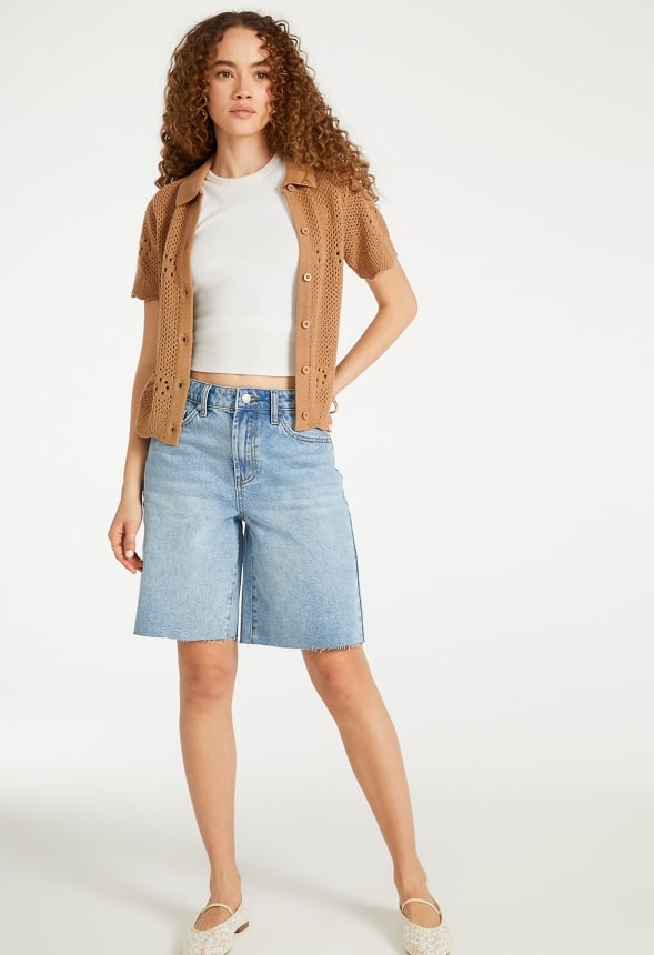 Bermuda Shorts Medium Light Wash